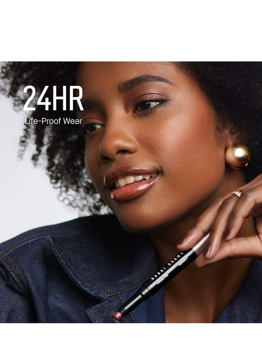 Bobbi Brown Dual-Ended Eye Shadow Stick In Milk Chocolate Shimmer & Midnight Bwn - Picture 3 of 5